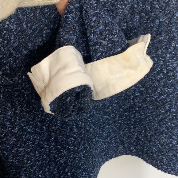 Vintage Navy blue Teddy Collar Pullover Sweater XL women’s - Picture 6 of 10